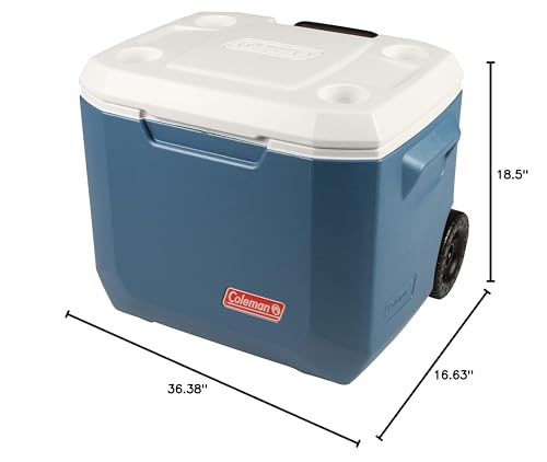 50qt Rolling Hard Cooler with Wheels P423244