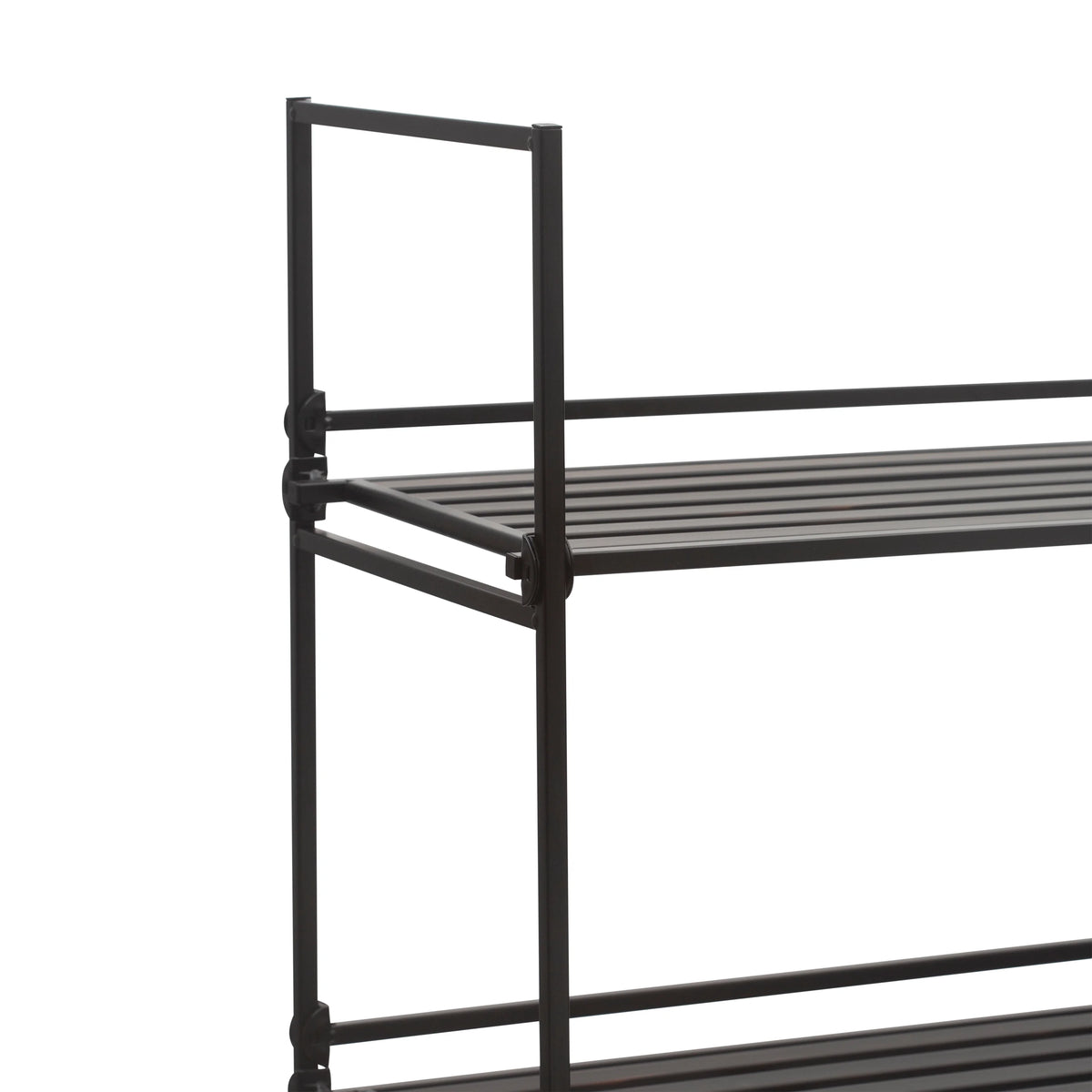 3 Tier Freestanding Storage Shelf Unit in Espresso J527