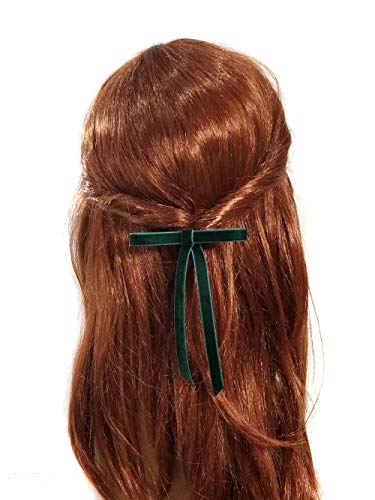 Small Velvet Hair Bow Alligator Clip U401