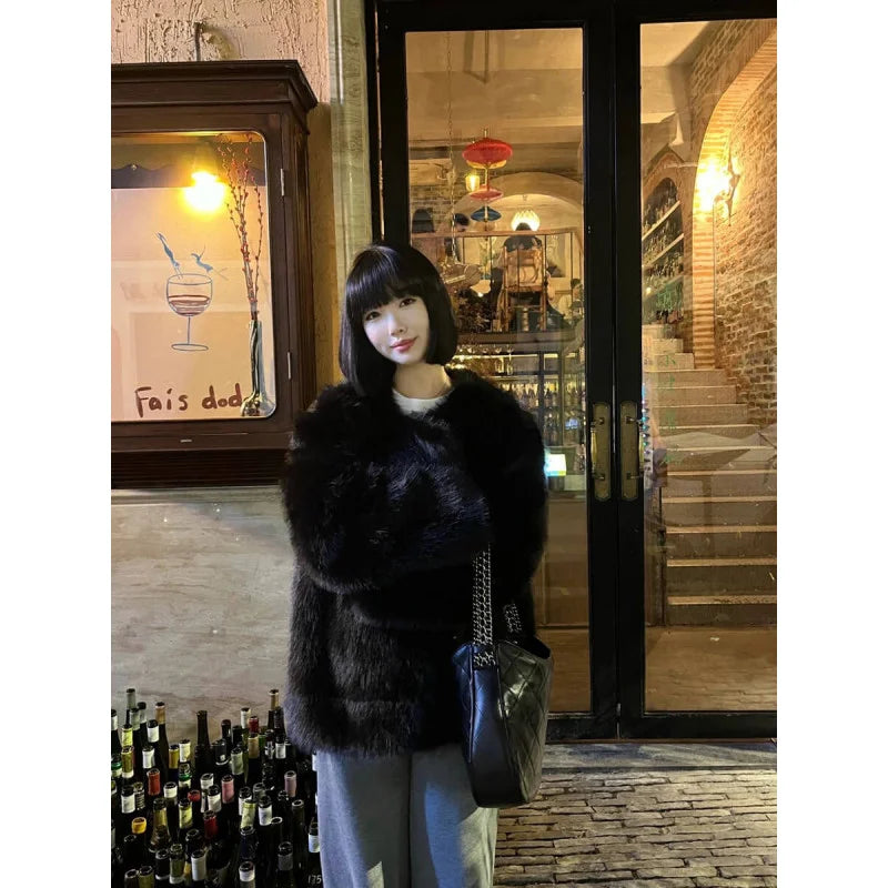 Black Lambskin Hobo Bag B997302