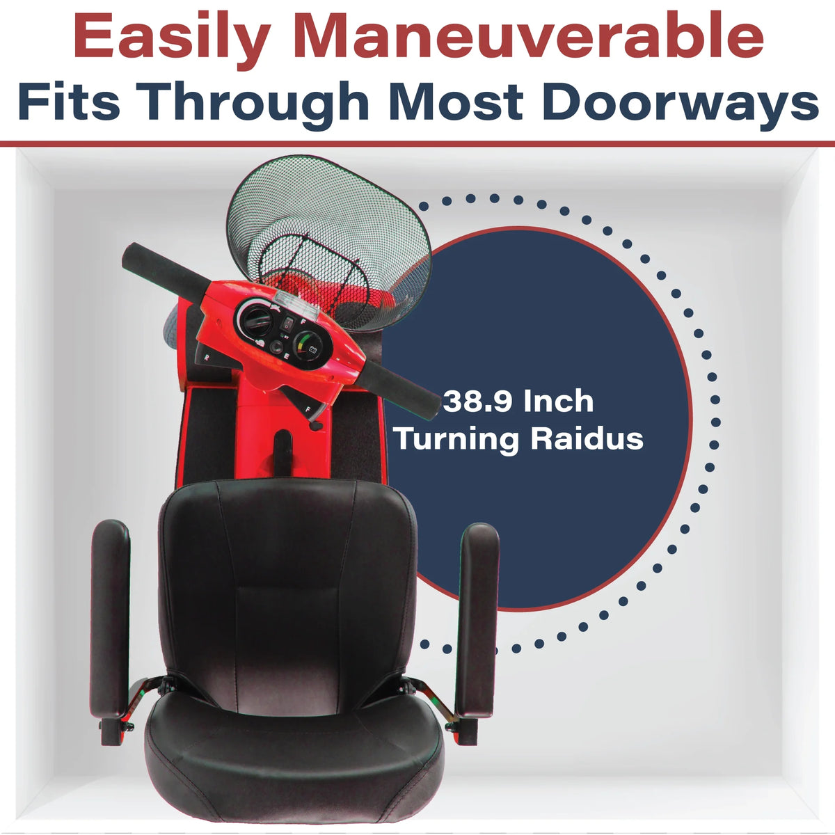 4 Wheel Folding Mobility Scooter W52429