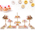 9 Pcs Acrylic Pearl Cake Stand Set Y588911