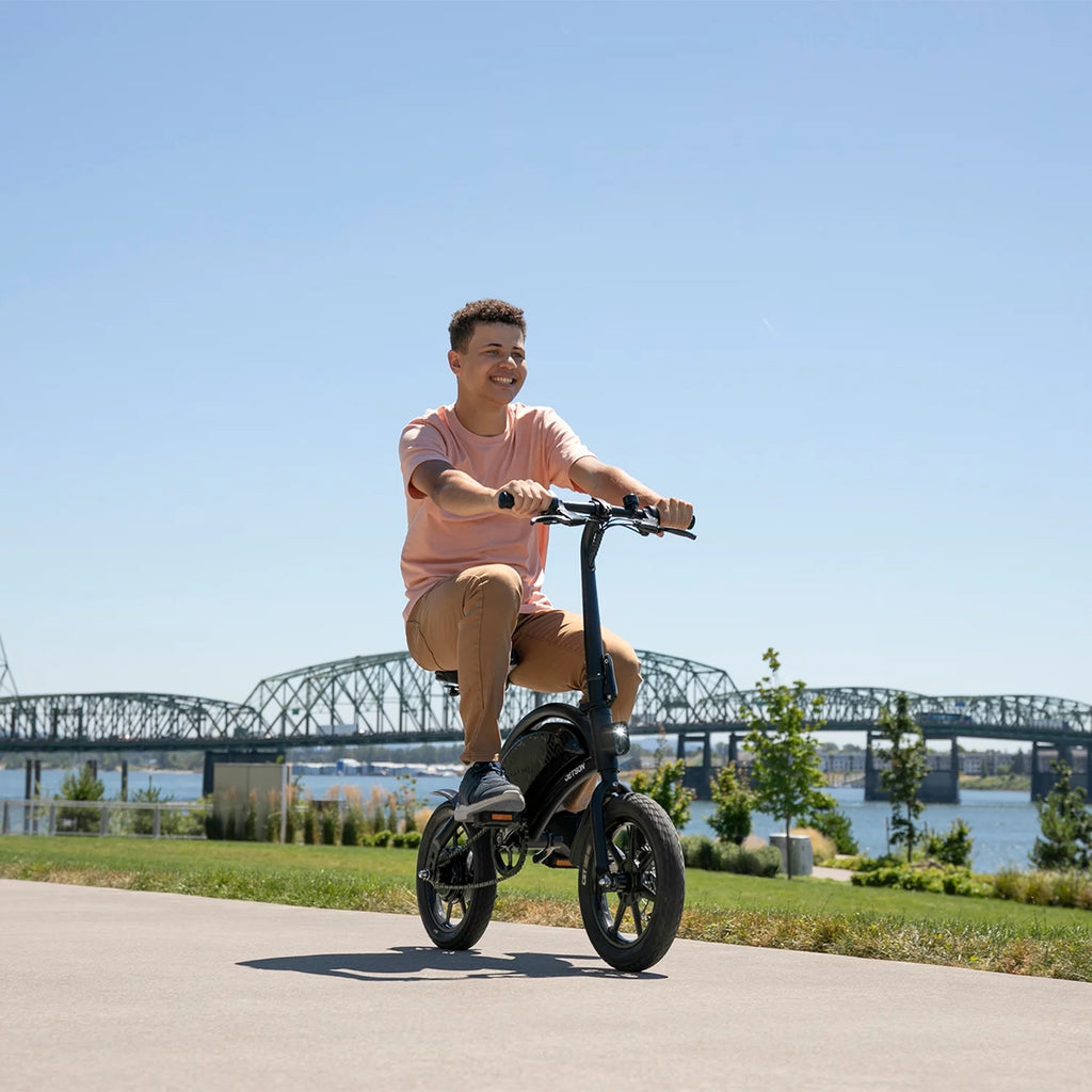 Folding Electric Bike, Black G46846