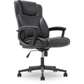 Black Bonded Leather Executive Chair X50326