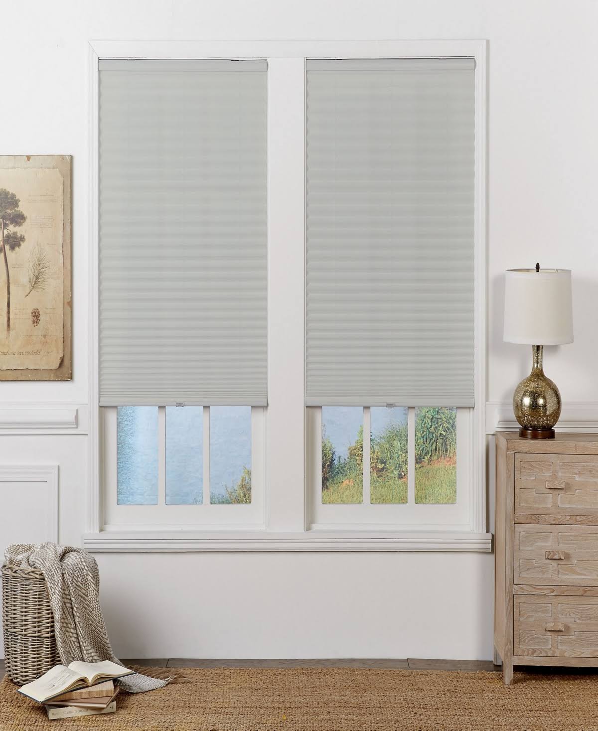 Cordless Light Filtering Pleated Shade 32x72 K429763