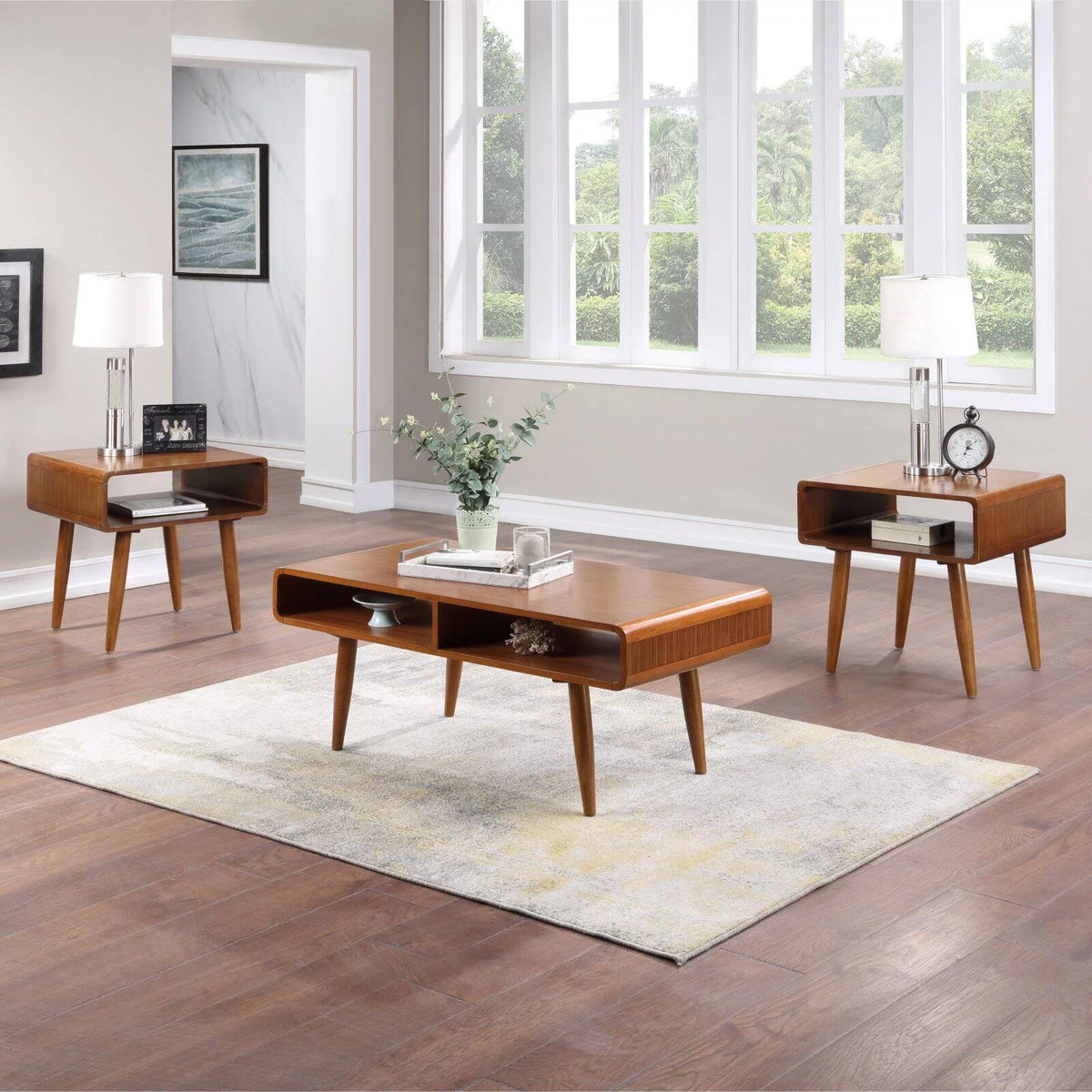 3 Piece Occasional Table Set in Rich Walnut N30547