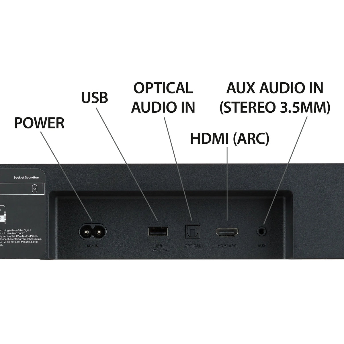 32 2.1 Soundbar with Wireless Subwoofer E7503