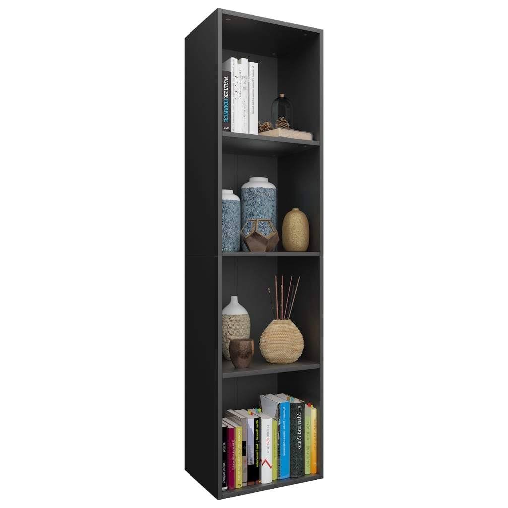 Black Chipboard Book Cabinet TV Cabinet F927050
