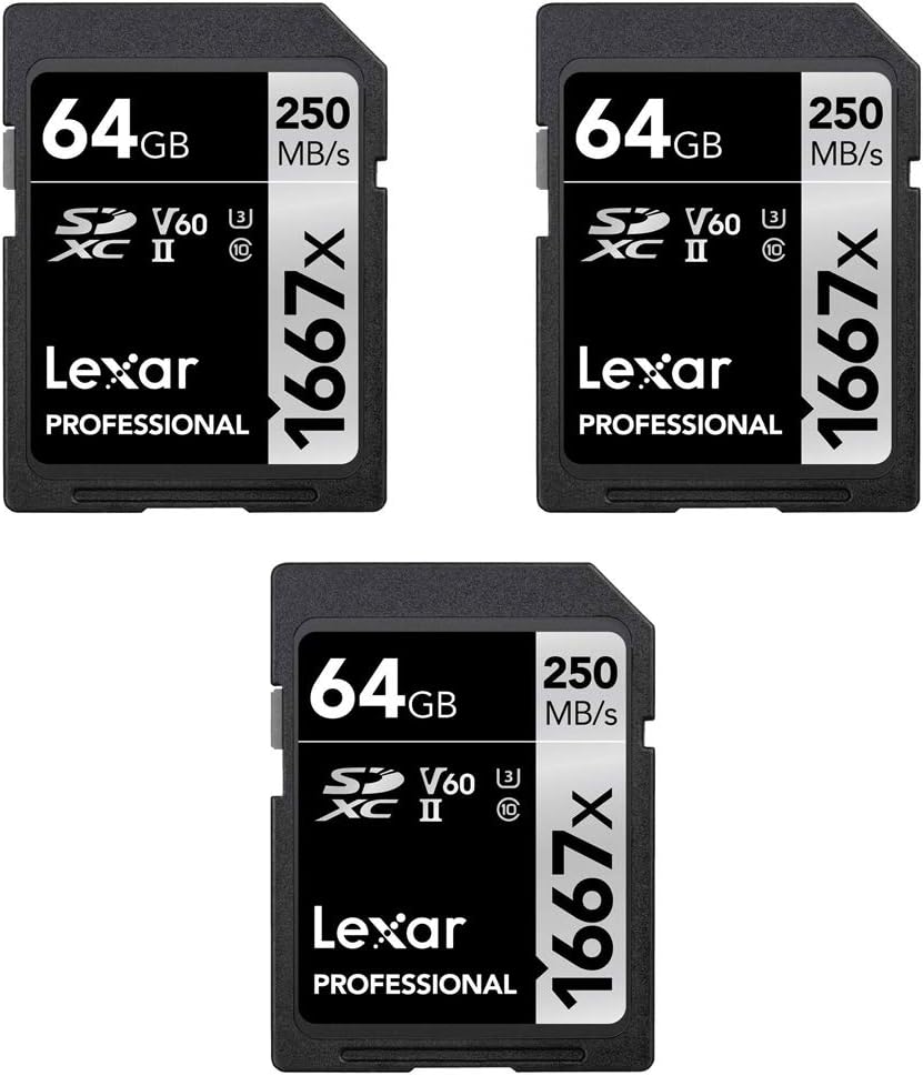 64GB SDHC/SDXC UHS-II Memory Card 2 Pack E456