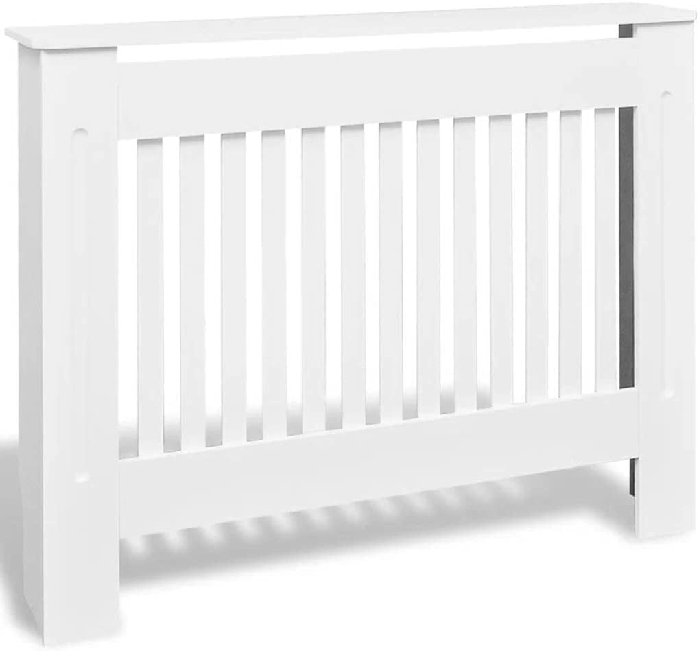 White MDF Radiator Cover Q2424