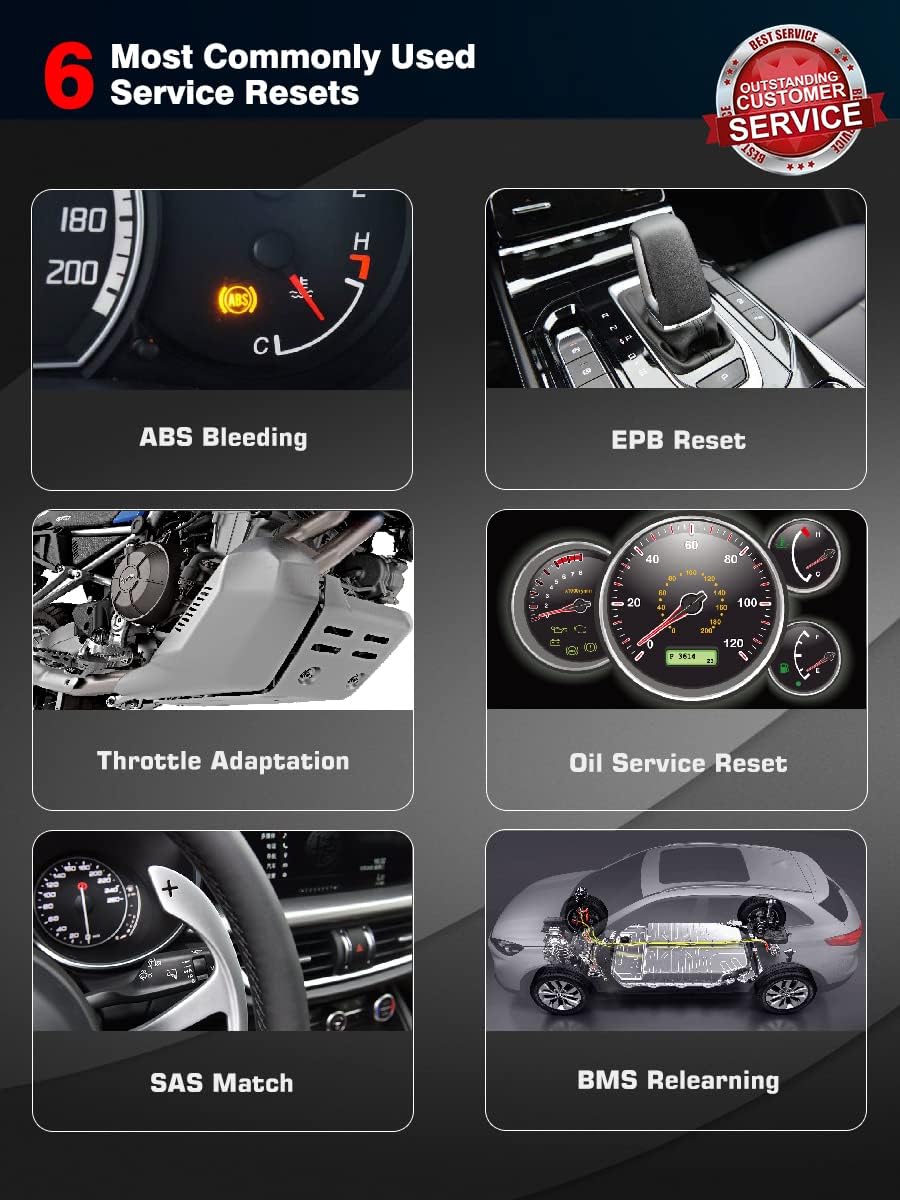7Inch OBD2 Car Scanner Code Reader & Scan Tool P2891