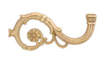 Cast Brass Lamp or Fixture Arm O2451