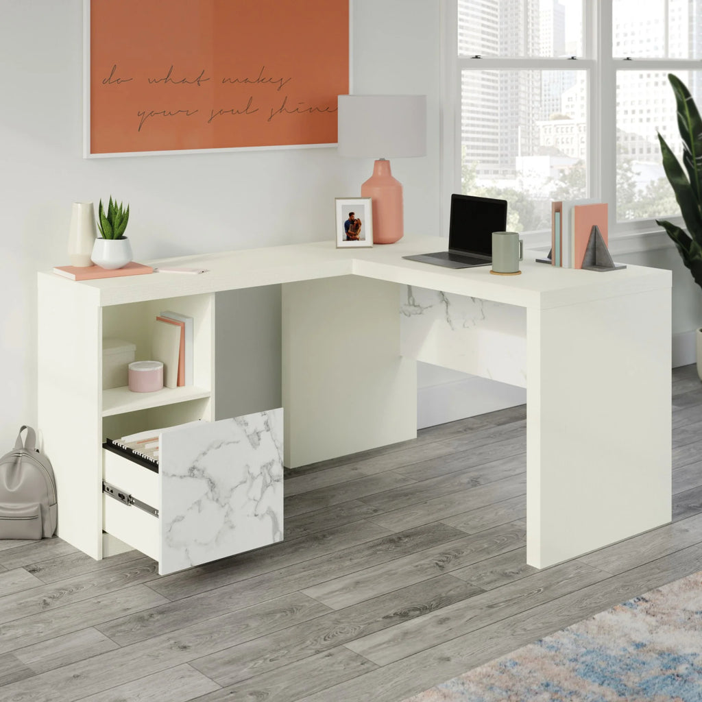 Engineered Wood L-Desk T775303