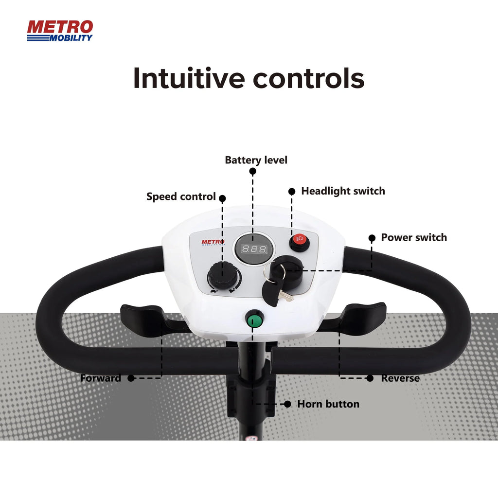 300W Motor Compact Mobility Scooter with Headlights Q285