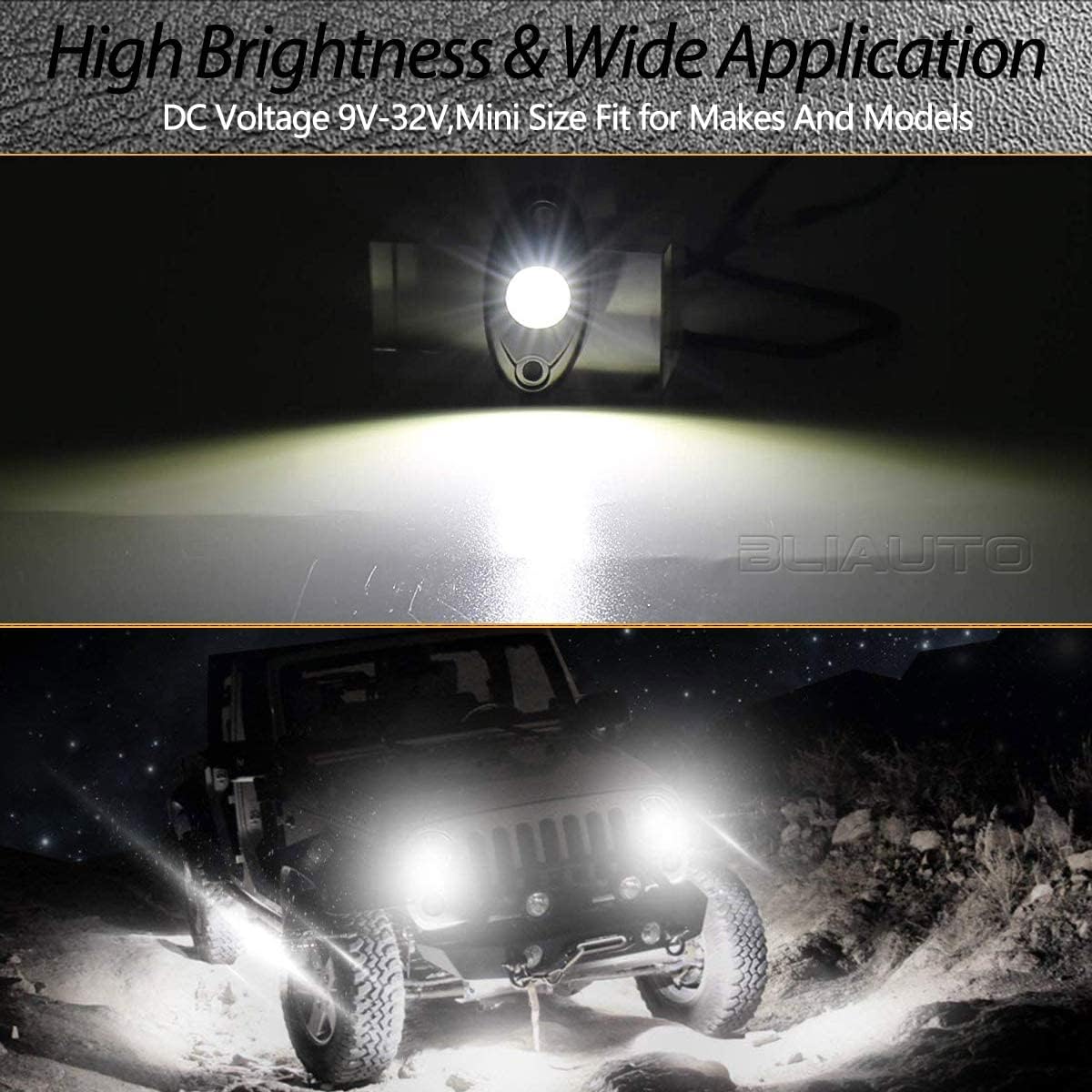 White 20 Pods LED Rock Lights M9593