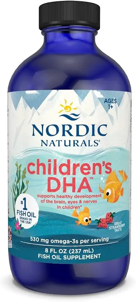 Children’s DHA Strawberry 8 oz 530 mg Omega-3 with EPA & DHA C484452
