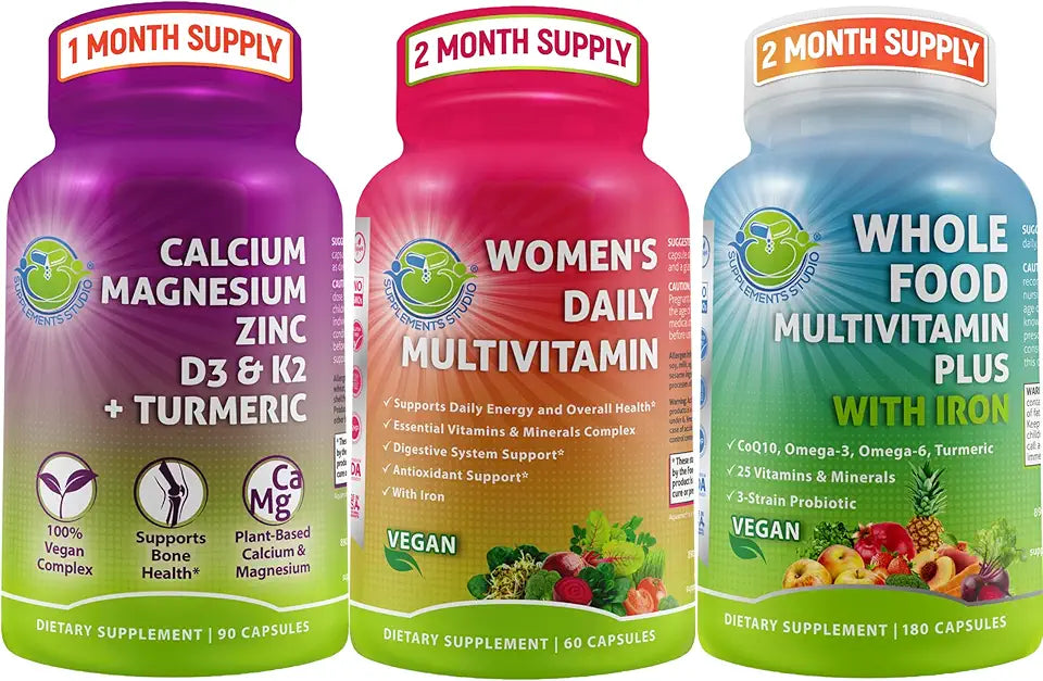 Vegan Whole Food Daily Multivitamin Without Iron D571