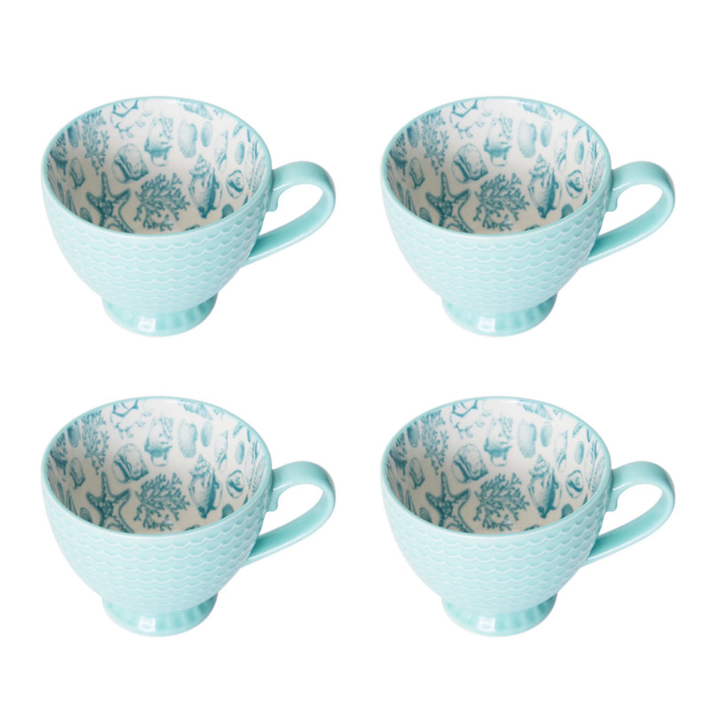 Teal Stoneware 16-Piece Dinnerware Set V98071