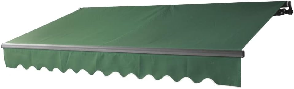 Black Retractable Patio Awning 10 x 8 Feet S10672