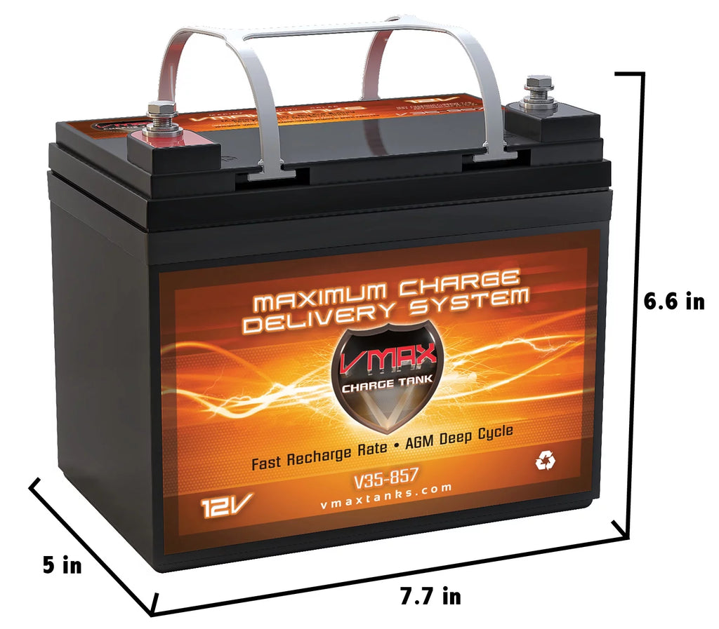 12V 35Ah AGM Deep Cycle Battery J747106