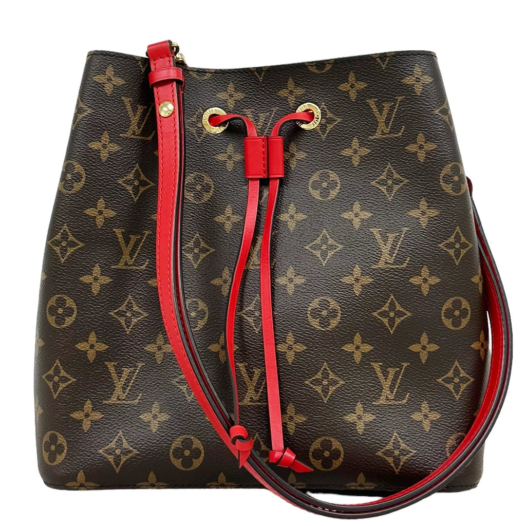 Brown Monogram Bucket Bag Z431