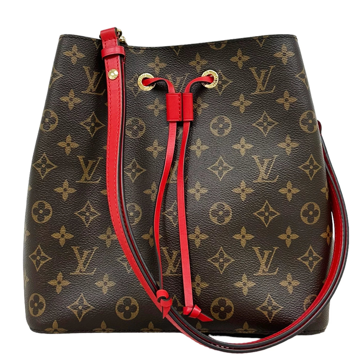 Brown Monogram Bucket Bag Z431