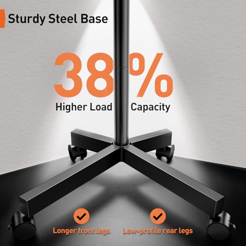 23-60 Inch Adjustable Rolling TV Stand P2625