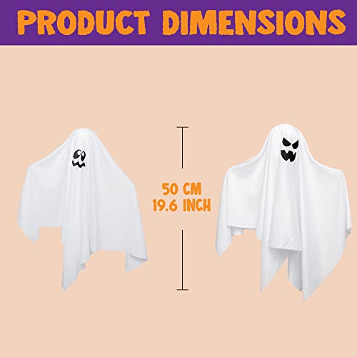 7 Pcs Halloween Hanging Ghost Decorations J1194