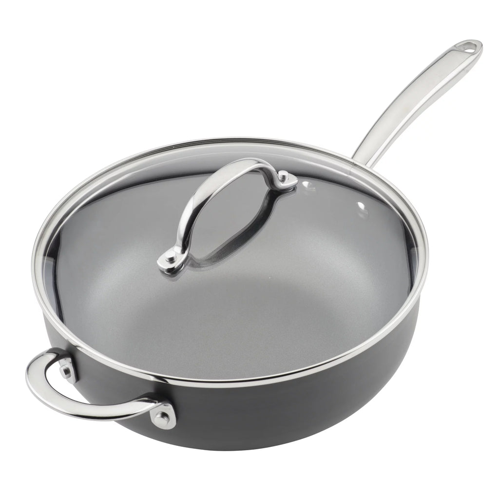 Hard Anodized Non-Stick Saucepan with Lid, 4 Quart K35234