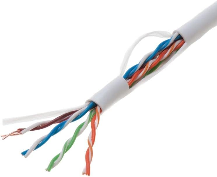 1000ft Blue Cat5e 24AWG Shielded Cable R31976