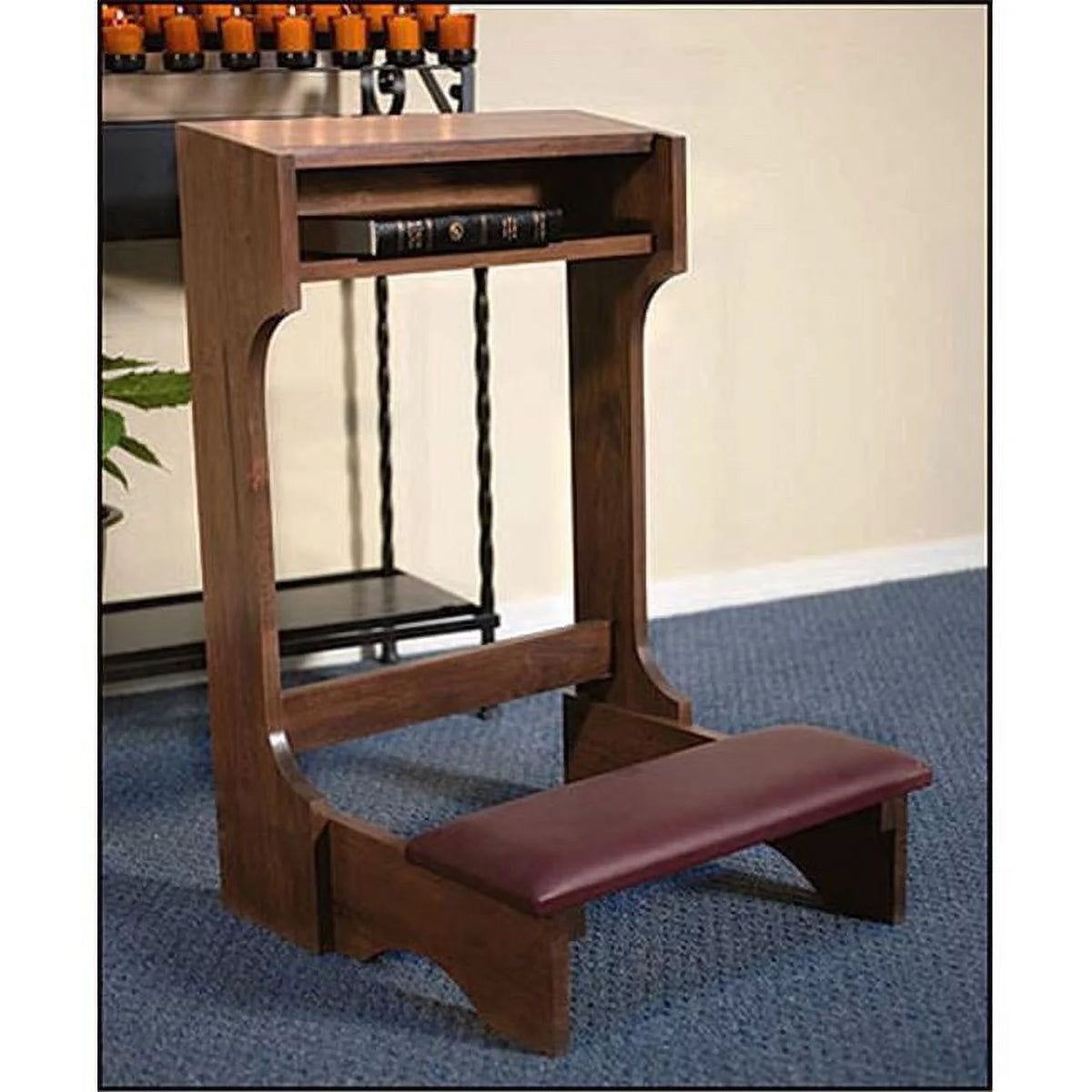 Walnut Padded Kneeler R85151