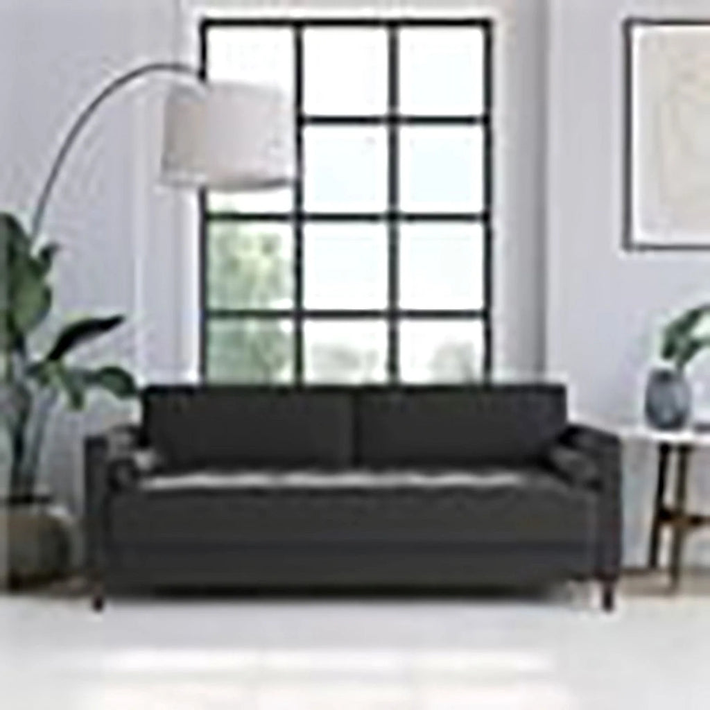 Mid-Century Fabric Upholstered Sofa in Gray A751