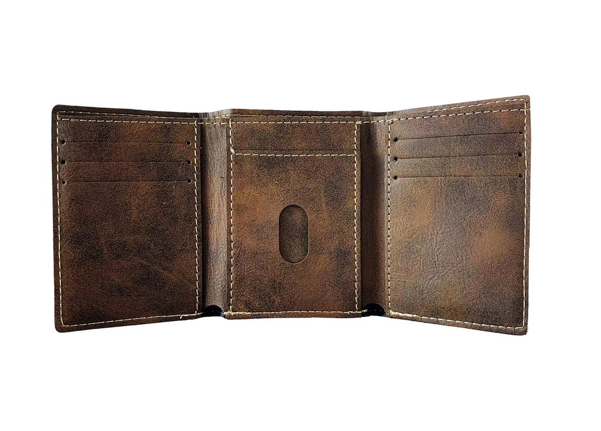 Rustic Leather Wallet F465