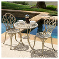 Sand Cast Aluminum Patio Bistro Set W185