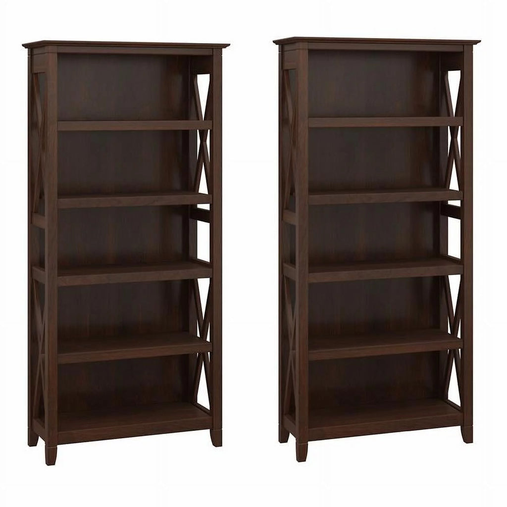 5 Shelves Engineered Wood Bookcase Set O958139