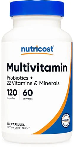 Multivitamin with Probiotics 120 Vegetarian Capsules S34918