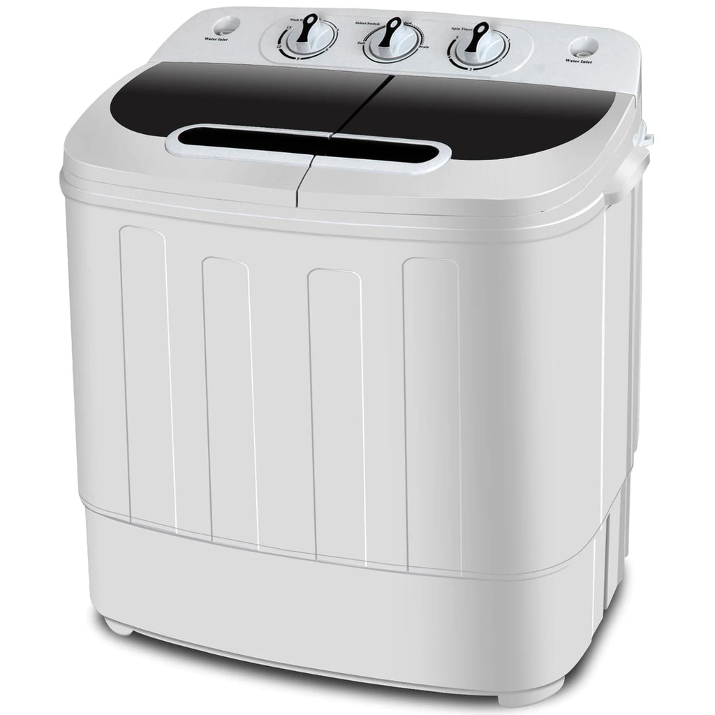 Portable Compact Twin Tub Washing Machine 13lbs Capacity V486