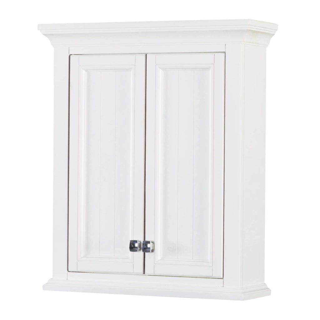 White Poplar Wood Wall Mounted Bathroom Cabinet M3530