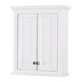 White Poplar Wood Wall Mounted Bathroom Cabinet M3530