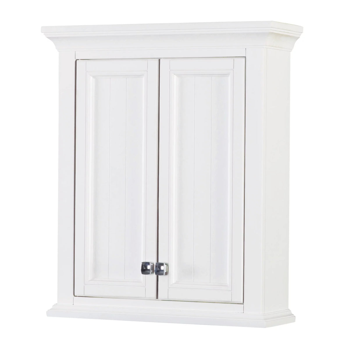 White Poplar Wood Wall Mounted Bathroom Cabinet M3530
