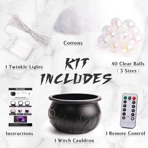 Halloween Decorations Indoor DIY Bubbling Cauldron Set Wooden Signs Gnomes Plush Bead Garland Tiered Tray Decor U731