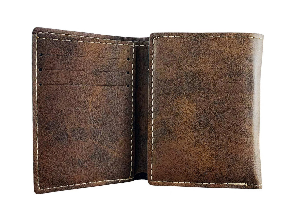 Rustic Leather Wallet F465