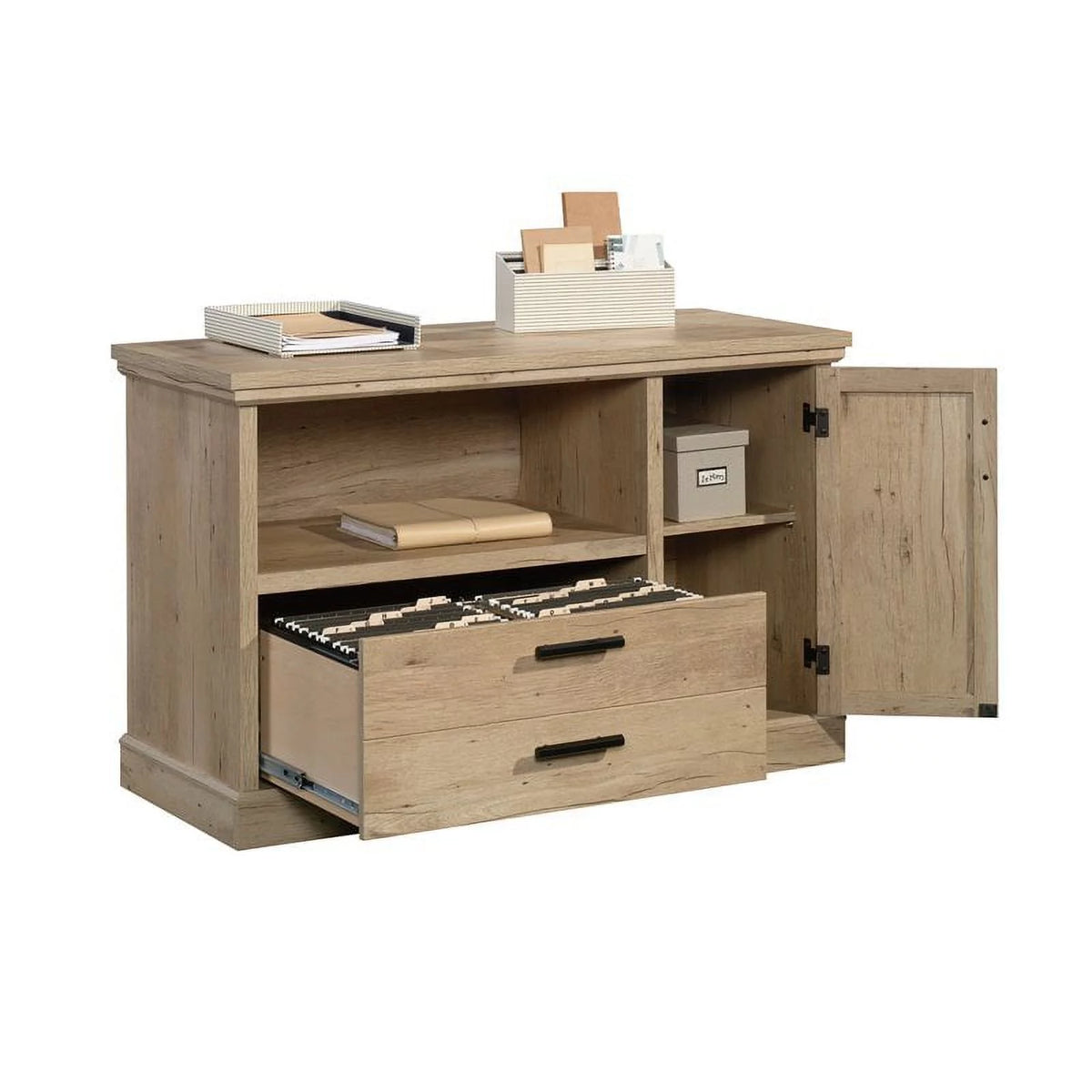 2-Piece L-Shaped Desk & Filing Cabinet Set F27536