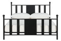 Queen Black Metal Platform Bed U64614