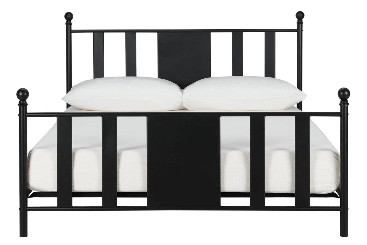 Queen Black Metal Platform Bed U64614