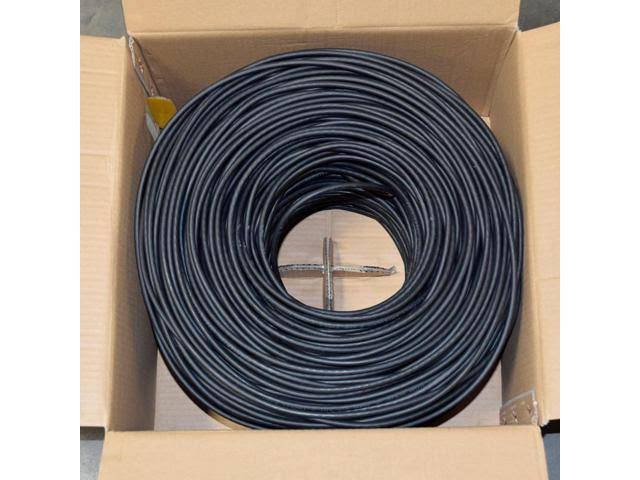 Cat5e 1000ft Black J3804