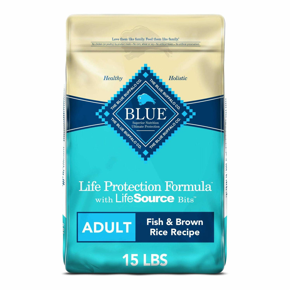 Fish & Brown Rice Adult Dry Dog Food U756803