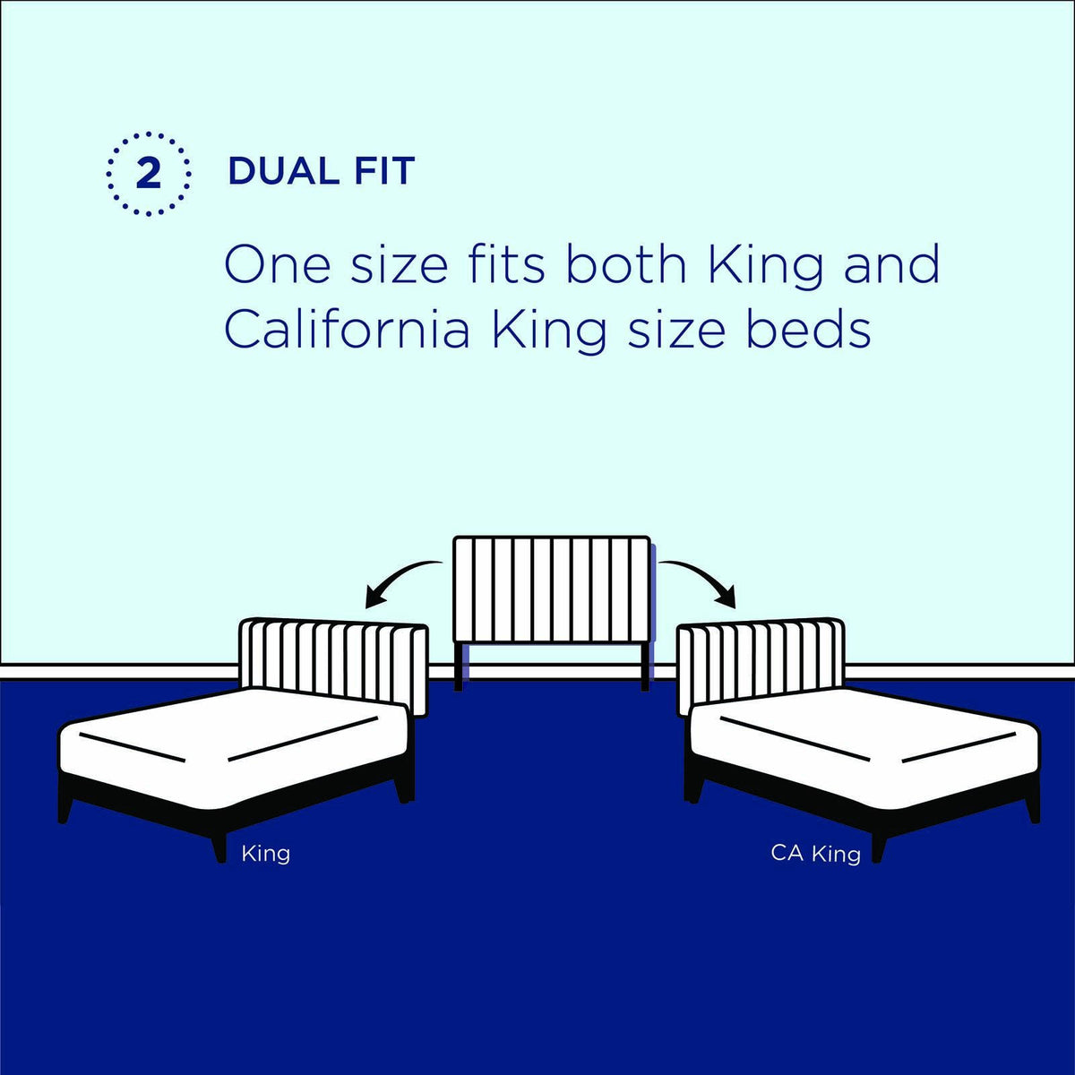 King California King Velvet Headboard I1296