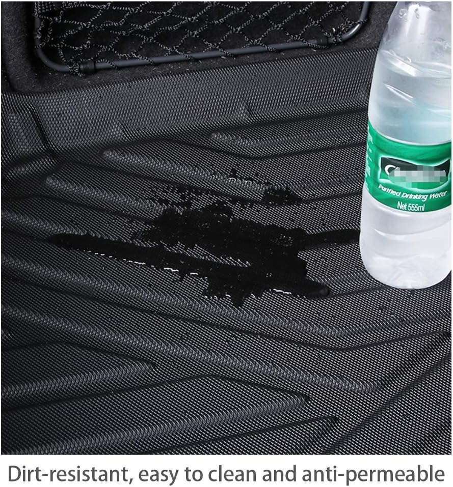 Black Cargo Liner Trunk Tray Floor Mat Pack of 2 C9299