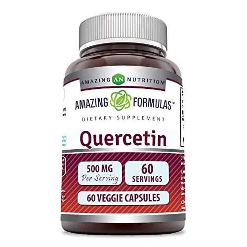 Quercetin 500mg Veggie Capsules 60 Count I9014